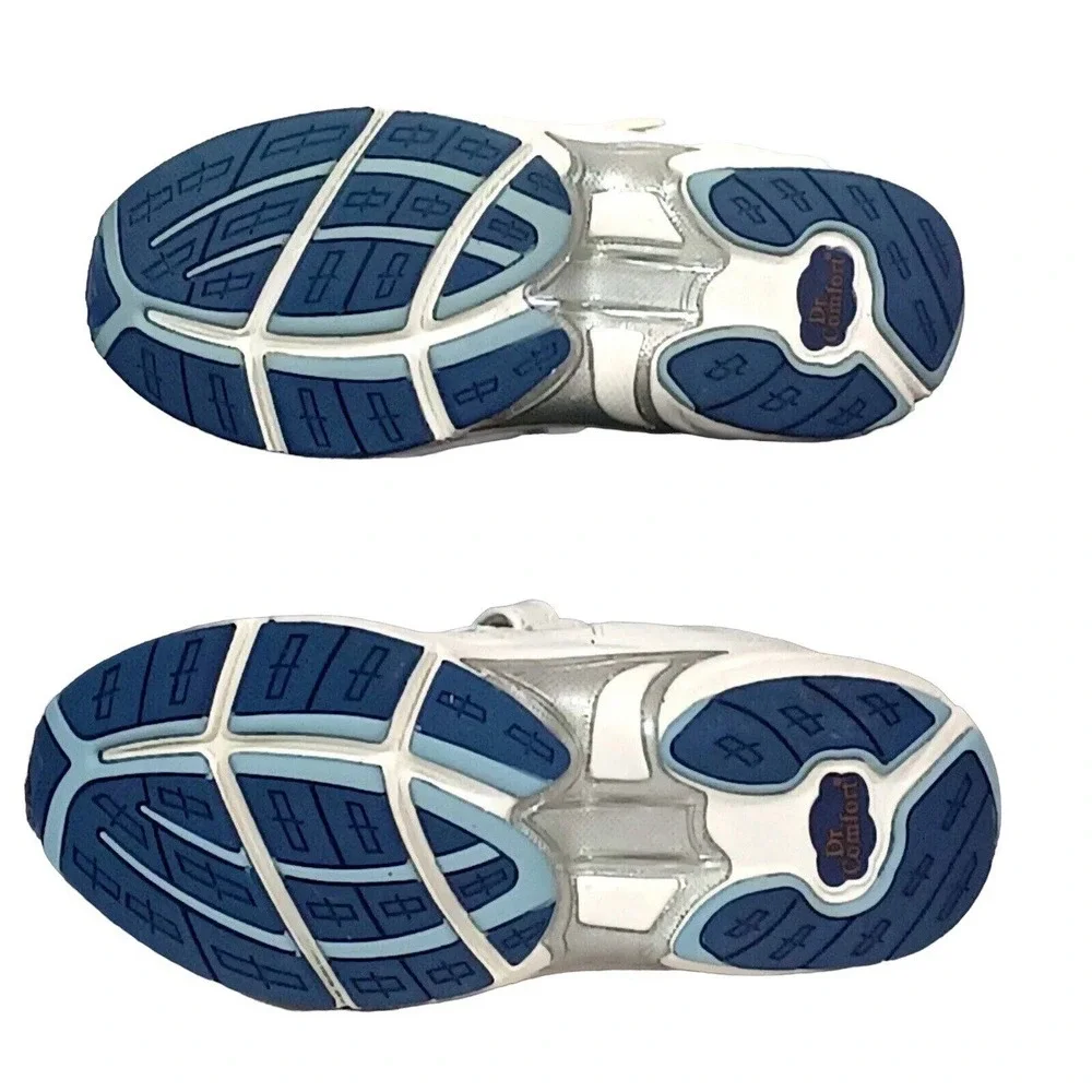 Dr. Comfort Spirit Women's White Therapeutic No Tie Walking Shoes‎ 3240 SZ 8 W
